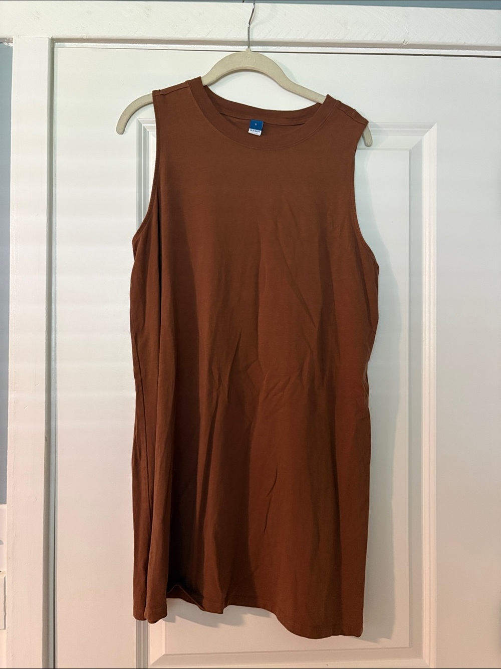 Old Navy Sleeveless Brown T-Shirt Dress